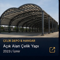 Prefabrik Çelik Yapı Projesi